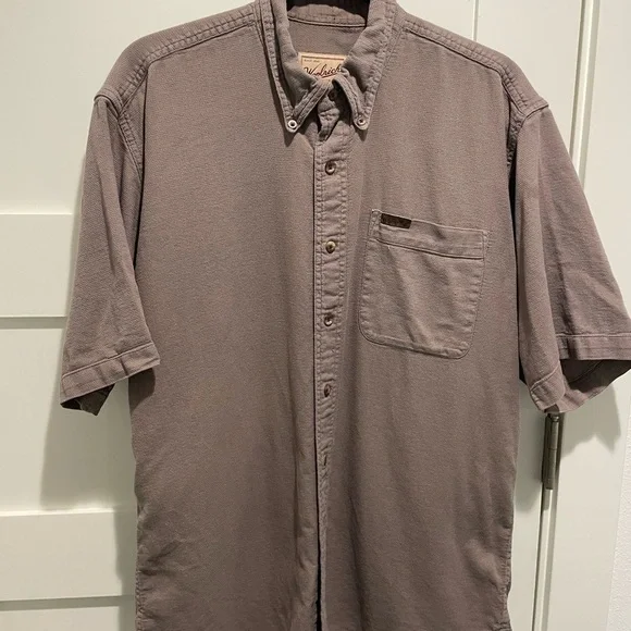 WOOLRICH Men's Button Down Short Sleeved Casual Shirt - Picture 8 of 9